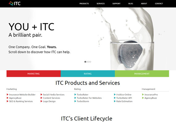 Assisted in design and development of revamping www.getitc.com